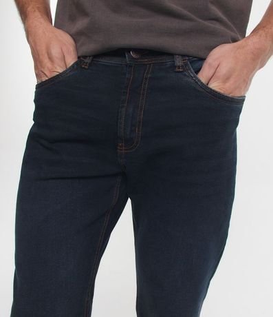 Pantalón Slim Jeans con Elastano y Trabillas en la Cintura 4