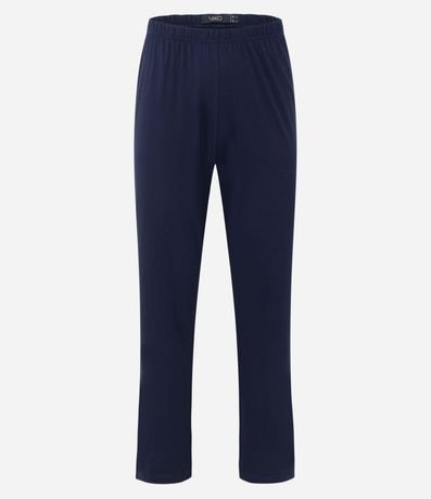 Pijama Largo en Flamê con Estampado Texturizada Rayas 8