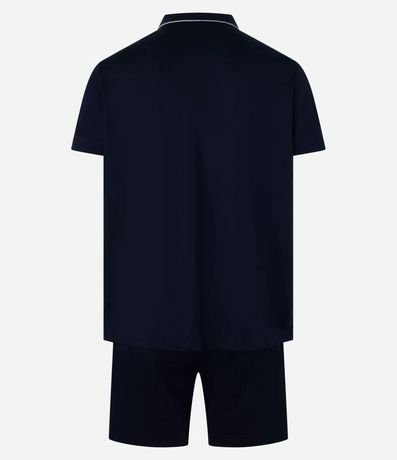 Pijama Corto con Detalle Contrastante 6