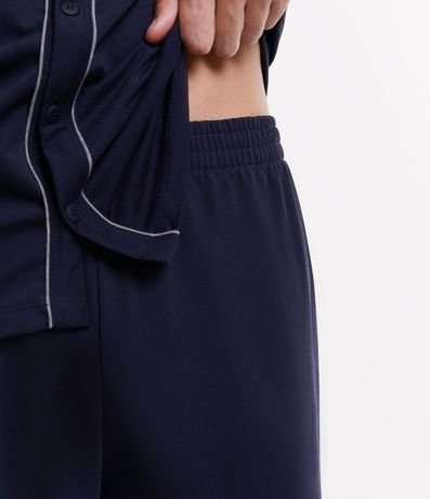 Pijama Corto con Detalle Contrastante 4