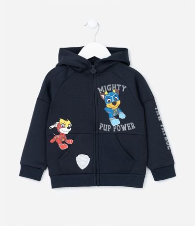 Campera Canguro Infantil con Capucha y Estampa Paw Patrol - Talle 2 a 5 años