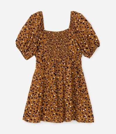Vestido Corto con Estampado de Leopardo Curve & Plus Size 6
