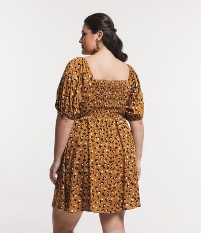 Vestido Corto con Estampado de Leopardo Curve & Plus Size 2