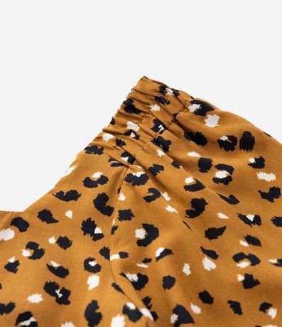 Blusa en Viscosa con Estampado de Leopardo Curve & Plus Size 7