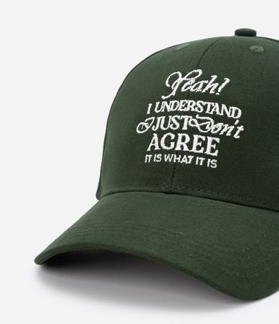 Gorra Visera Curva con Bordado Yeah! It Is What It Is 5