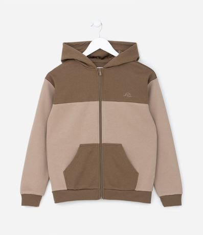 Campera Infantil con Capucha y Recortes - Talle 5 a 14 años