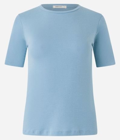 Blusa Básica en Algodón con Manga Corta 5