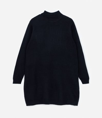 Vestido Corto de Punto con Cuello Alto Curve & Plus Size 6