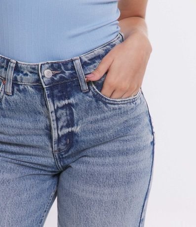 Pantalón Recto en Jeans con Bolsillos 4