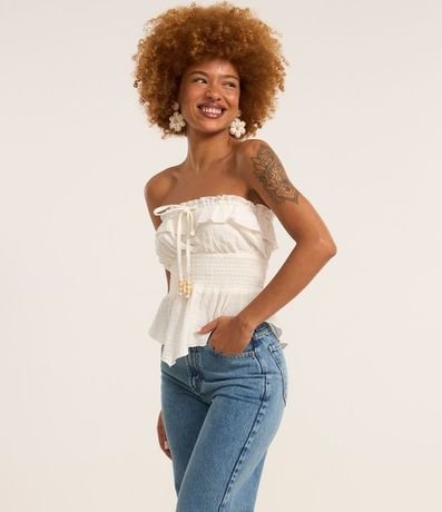 Pantalón Recto en Jeans con Bolsillos 2