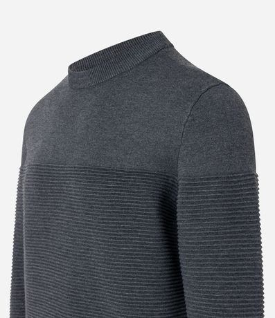 Suéter en Punto con Canalé Texturizado 6