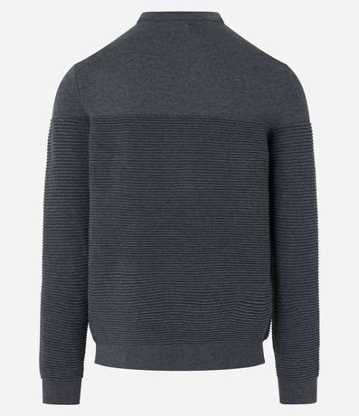 Suéter en Punto con Canalé Texturizado 7