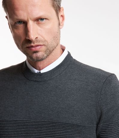 Suéter en Punto con Canalé Texturizado 3