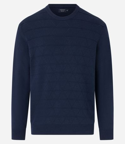 Suéter en Punto con Cuello Redondo 6