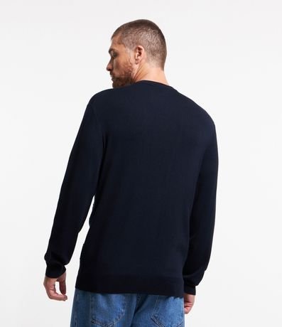 Suéter en Punto con Cuello Redondo 4