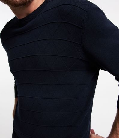 Suéter en Punto con Cuello Redondo 5