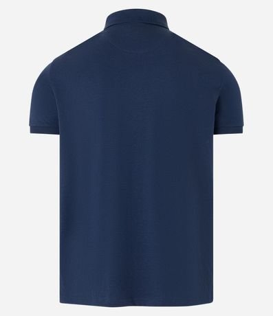 Polo Regular en Media Malla con Detalles Texturizados 7