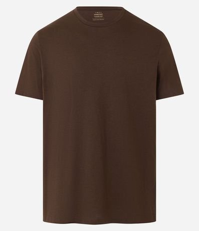 Remera Comfort en Algodón Pima con Manga Corta 5