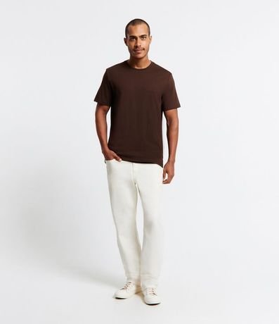 Remera Comfort en Algodón Pima con Manga Corta 2