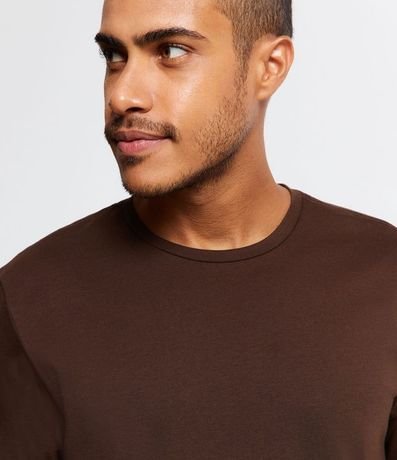 Remera Comfort en Algodón Pima con Manga Corta 3