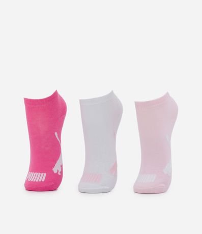 Kit 03 Medias Infantiles de la Puma - Talle 25 al 34