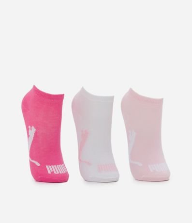 Kit 03 Medias Infantiles de la Puma - Talle 25 al 34 2