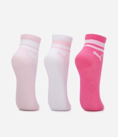 Kit 03 Medias Infantiles Puma - Talle 25 al 34 3