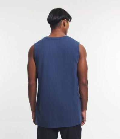 Musculosa en Algodón con Cuello Redondo y Tag en el Bajo 3