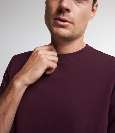 Remera Casual en Algodón con Cuello Redondo 3