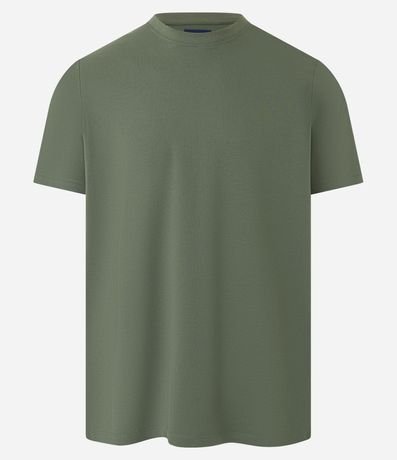 Remera Casual en Algodón con Cuello Redondo 5