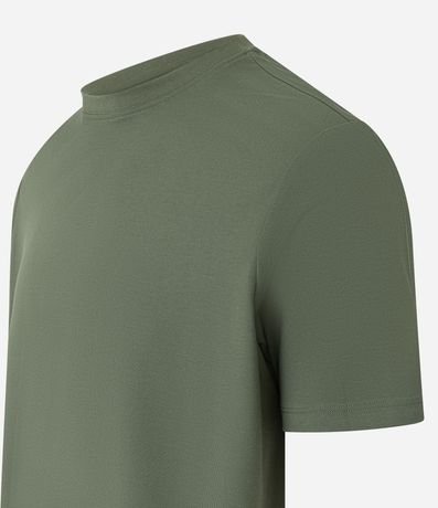 Remera Casual en Algodón con Cuello Redondo 6