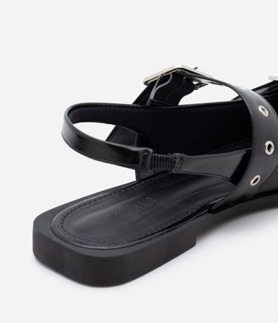 Zapatilla Slingback con Puntera Fina y Hebillas 5