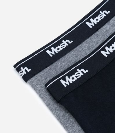 Kit 02 Calzoncillos en Microfibra con Lettering Mash 4