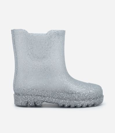 Bota de Lluvia Infantil en PVC con Aplicación de Purpurina - Talle 23/24 al 27/28 5