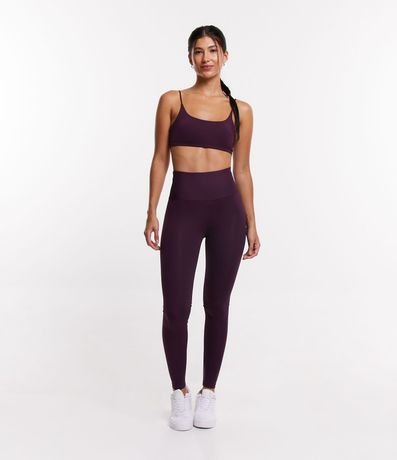 Pantalón Legging Deportivo en Poliamida con Cintura Alta 1