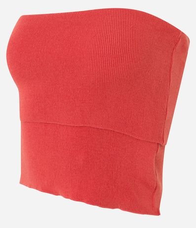 Blusa en Punto Sin Breteles y con Canesú Virada 7