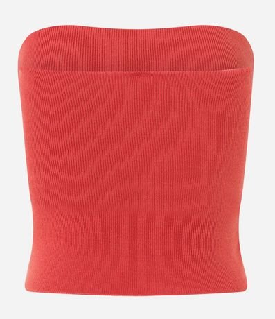 Blusa en Punto Sin Breteles y con Canesú Virada 8