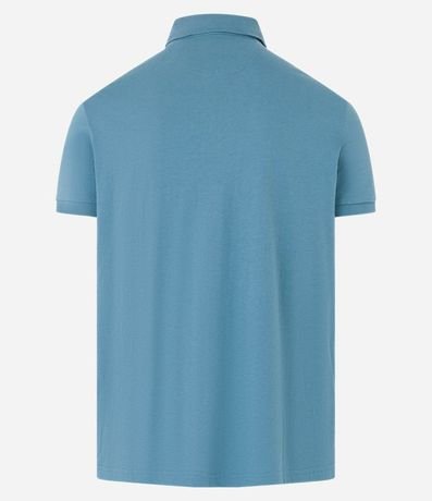 Polo Regular en Media Malla con Detalles Texturizados 6