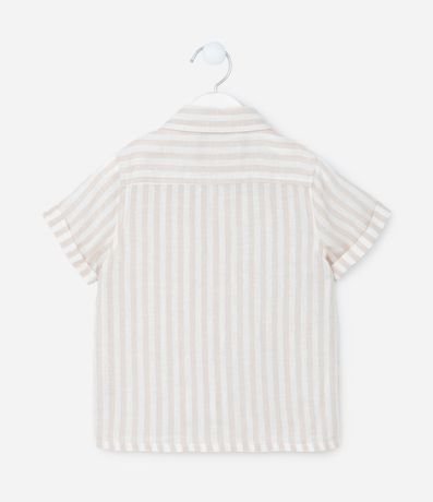 Camisa Infantil en Viscolino Rayada - Talle 1 a 5 años 2