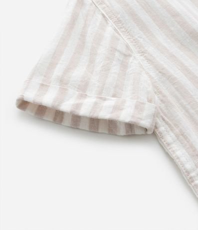 Camisa Infantil en Viscolino Rayada - Talle 1 a 5 años 4