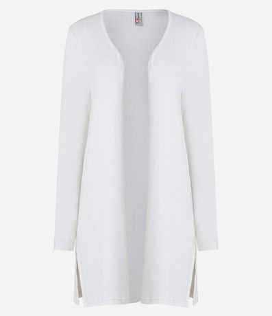 Cardigan Alargado en Punto Liviano 5