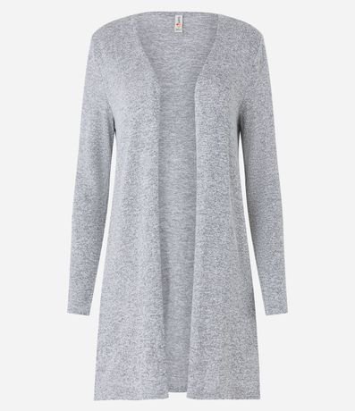 Cardigan Alargado en Punto Liviano 7