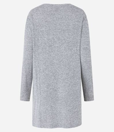 Cardigan Alargado en Punto Liviano 8