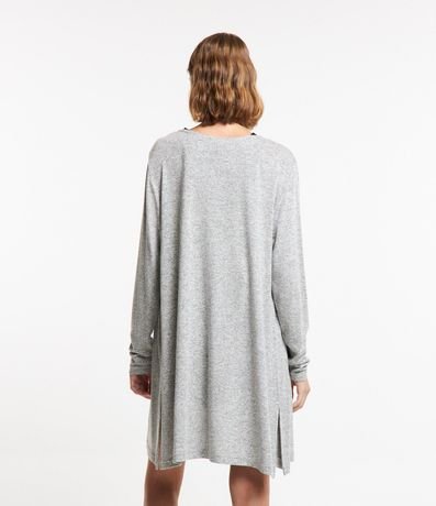 Cardigan Alargado en Punto Liviano 3