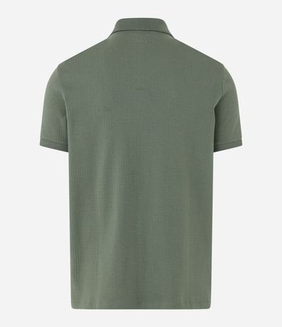 Remera Polo con Textura Acanalada 8