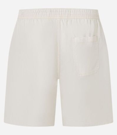 Bermuda en Sarga Lavada con Lazo en la Cintura 6