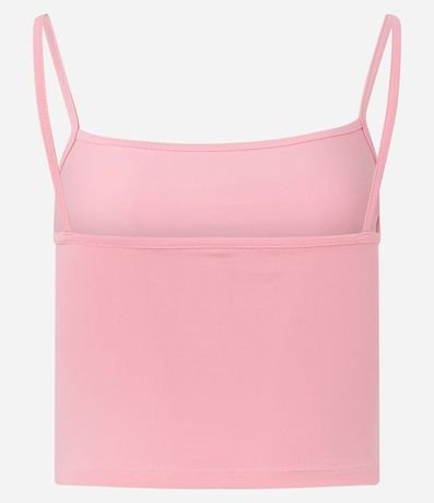 Top Cropped de Poliamida con Breteles Finos 6