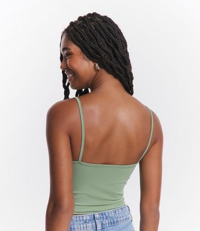 Top Cropped de Poliamida con Breteles Finos 3