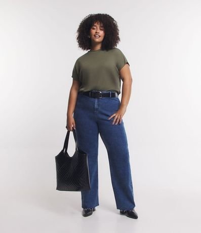 Blusa en Ribana sin Sisa Curve & Plus Size 2