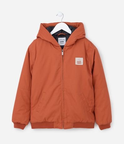 Campera Infantil en Sarga con Capucha - Talle 5 a 14 años